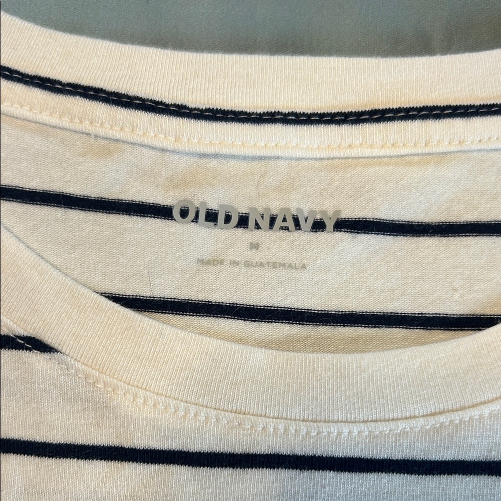 Old Navy Navy and White Striped Tank Top - Picture 2 of 3